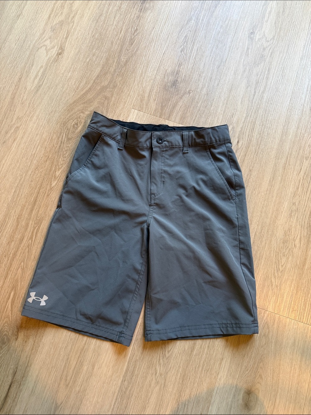 Under Armour Boys Charcoal Golf Shorts